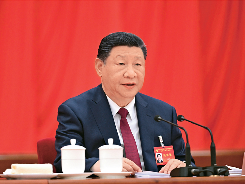 中國共產(chǎn)黨第二十屆中央委員會第四次全體會議，于2025年10月20日至23日在北京舉行。中央委員會總書記習(xí)近平作重要講話。 新華社記者 謝環(huán)馳/攝